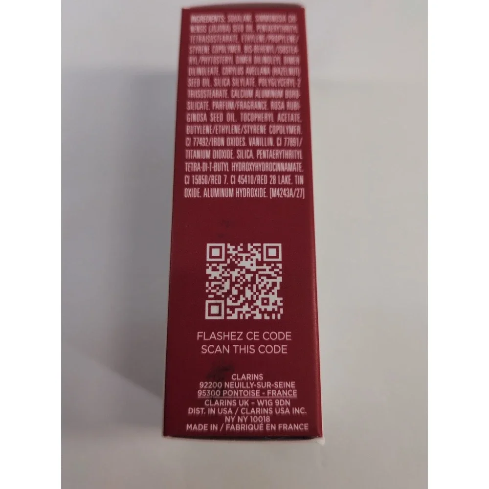NIB HTF😍Clarins Paris Lip Comfort Oil 27 Fleeting Dew Hydrating Gloss 7ml .02oz